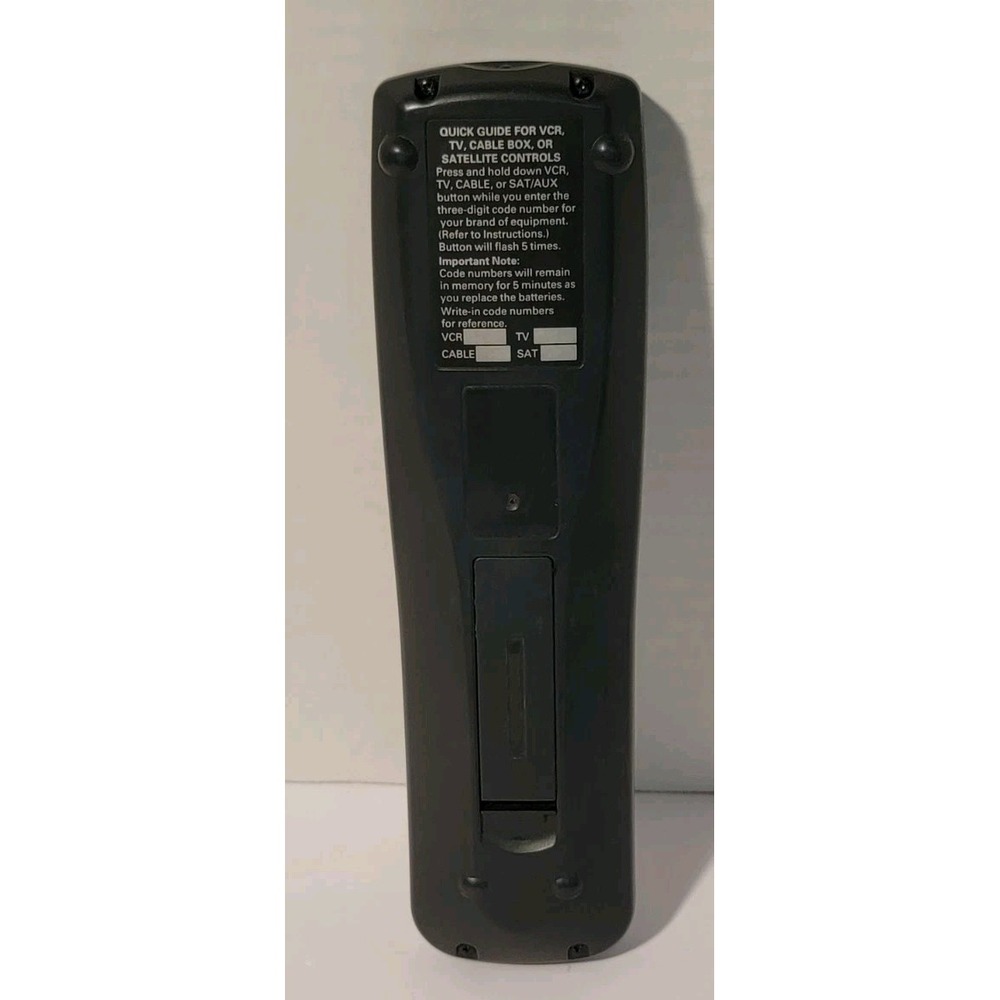 Sanyo TV VCR Cable Remote Control Quick Guide #RMT-U210 - Picture 2 of 7